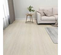 vidaXL Tavole da pavimento 55 pezzi Beige 5,11 m² PVC, idee moderne e quadrate per pavimenti fai da te che danno un aspetto elegante, affidabile e durevole nel tuo ufficio con opzioni in PVC adesivo