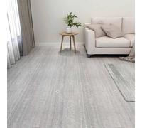 vidaXL Tavole da pavimento 55 pezzi Grigio 5,11 m² PVC, Idee moderne e quadrate per pavimenti fai da te che danno un look elegante, affidabile e durevole nel tuo ufficio con opzioni in PVC adesivo s