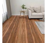 vidaXL Tavole da pavimento 55 pezzi Marrone 5,11 m² PVC, idee moderne e quadrate per pavimenti fai da te che danno un aspetto elegante, affidabile e durevole nel tuo ufficio con opzioni in PVC adesivo