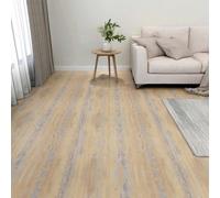 vidaXL Tavole da pavimento 55 pezzi Marrone 5,11 m² PVC, idee moderne e quadrate per pavimenti fai da te che danno un aspetto elegante, affidabile e durevole nel tuo ufficio con opzioni in PVC adesivo