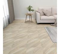 vidaXL Tavole da pavimento 55 pezzi Beige 5,11 m² PVC, idee moderne e quadrate per pavimenti fai da te che danno un aspetto elegante, affidabile e durevole nel tuo ufficio con opzioni in PVC adesivo