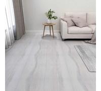 vidaXL Tavole per Pavimenti 55 pcs Grigio chiaro 5,11 m² PVC