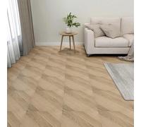 vidaXL Tavole per Pavimenti 55 pcs Marrone 5,11 m² PVC