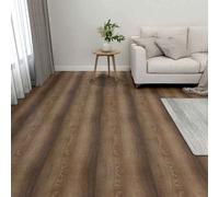 vidaXL Tavole per Pavimenti 55 pcs Marrone 5,11 m² PVC