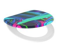 VIDAXL - Tavoletta WC con Chiusura Ammortizzata NEON PAINT