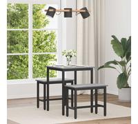 vidaXL Tavoli da pranzo 60 x 60 x 75 cm Legno ingegnerizzato Quadrato