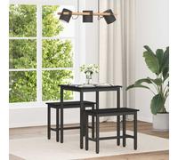 vidaXL Tavoli da pranzo 60 x 60 x 75 cm Legno ingegnerizzato Quadrato