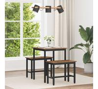vidaXL Tavoli da pranzo 60 x 60 x 75 cm Legno ingegnerizzato Quadrato