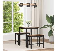 vidaXL Tavoli da pranzo 60 x 60 x 75 cm Legno ingegnerizzato Quadrato