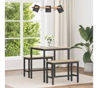 vidaXL Tavoli da pranzo 70 x 70 x 75 cm Legno ingegnerizzato Quadrato