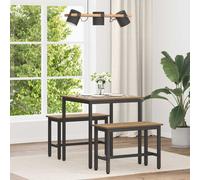 vidaXL Tavoli da pranzo 70 x 70 x 75 cm Legno ingegnerizzato Quadrato