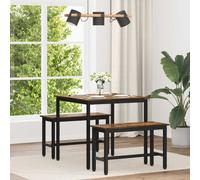 vidaXL Tavoli da pranzo 80 x 80 x 75 cm Legno ingegnerizzato Quadrato