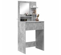 vidaXL Tavoli da Trucco per Camera da Letto Grigio Cemento, unità di stoccaggio per Camera, vanità Moderna, Design Funzionale, cassetti Resistenti, mobili stilosi