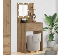 vidaXL Tavoli da Trucco per Camera da Letto Rovere artigianale