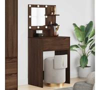 vidaXL Tavoli da Trucco per Camera da Letto Rovere Marrone