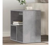 vidaXL Tavolini 2pz Grigio Cemento 50x30x50 cm in Legno Multistrato