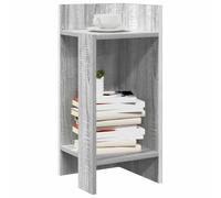 vidaXL Tavolini Laterali 2 pz con Ripiano Grigio Sonoma 25,5x27x60 cm
