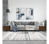 VidaXL Tavolini Salotto 2 pz Rovere Marrone 50x50x40 Legno Multistrato