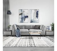 vidaXL Tavolini Salotto 2pz Grigio Sonoma 50x46x35cm Legno Multistrato