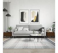 vidaXL Tavolini Salotto 2pz Rovere Marrone 50x46x35 Legno Multistrato