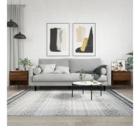 vidaXL Tavolini Salotto 2pz Rovere Marrone 50x46x50 Legno Multistrato