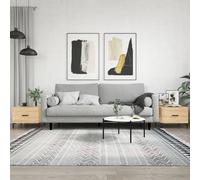 vidaXL Tavolini Salotto 2pz Rovere Sonoma 50x50x40cm Legno Multistrato