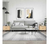 vidaXL Tavolini Salotto 2pz Rovere Sonoma 50x50x40cm Legno Multistrato
