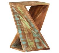 vidaXL Tavolino 35x35x55 cm in Legno Massello di Recupero