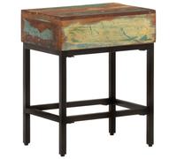 vidaXL Tavolino 40x30x51 cm in Legno Massello di Recupero