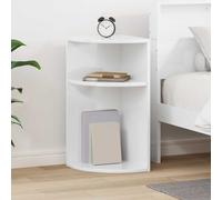 vidaXL Tavolino Bianco Lucido 29,6 x 29,6 x 60 cm Legno ingegnerizzato
