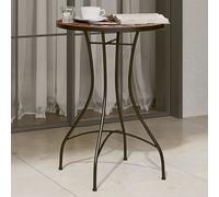 vidaXL Tavolino Bistrot con Mosaico Terracotta e Bianco Ceramica