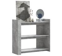 vidaXL Tavolino Consolle Grigio Cemento 100x35x90 cm in Multistrato, tavolino da Divano, tavolino da corridoio, tavolino consolle da Soggiorno