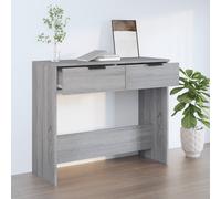vidaXL Tavolino Consolle Grigio Sonoma 90x36x75 cm Legno Multistrato