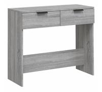 vidaXL Tavolino Consolle Grigio Sonoma 90x36x75 cm Legno Multistrato