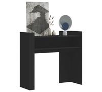 vidaXL Tavolino Consolle Nero 100x35x90 cm in Legno Multistrato