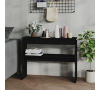 VIDAXL - Tavolino Consolle Nero 102x30x80 cm in Legno Multistrato