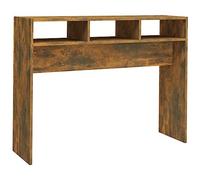 vidaXL Tavolino Consolle Rovere Fumo 105x30x80 cm in Legno Multistrato