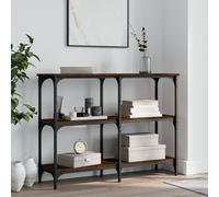 vidaXL Tavolino Consolle Rovere Marrone 100x29x75 cm Legno Multistrato