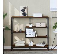 vidaXL Tavolino Consolle Rovere Marrone 103x32x95 cm Legno Multistrato