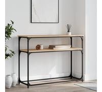 vidaXL Tavolino Consolle Rovere Sonoma 100x35,5x75cm Legno Multistrato