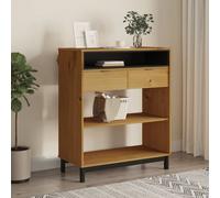 vidaXL Tavolino da Bar FLAM 92x45x110 cm in Legno Massello di Pino