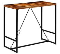 VIDAXL - Tavolino Da Bar In Legno Massello Di Recupero 120x60x106cm