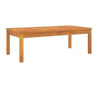 vidaXL Tavolino da Salotto 100x50x33 cm in Legno Massello di Acacia