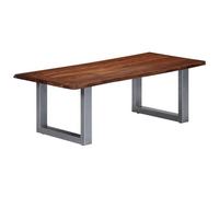 VIDAXL - Tavolino Da Caff Con Bordi Vivi 115x60x40 Cm Massello Acacia