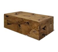 VIDAXL - Tavolino da Caff in Autentico Legno di Teak 90x50x30cm Marrone