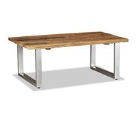 VIDAXL - Tavolino da Caff in Legno Massello Recuperato 100x60x38 cm