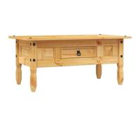 VIDAXL - Tavolino da Caff Legno Pino Messicano Corona Range 100x55x44cm