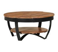 vidaXL Tavolino da Caffè 65x65x32 cm in Legno Massello di Acacia