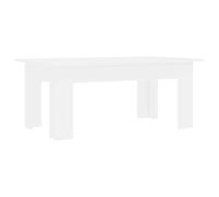vidaXL Tavolino da caffè Bianco 100x60x42 cm in Legno Multistrato