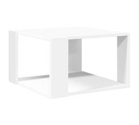 vidaXL Tavolino da Salotto Bianco 51,5x51,5x30 cm in Legno Multistrato, tavolino, tavolino moderno, tavolino basso, tavolino da soggiorno